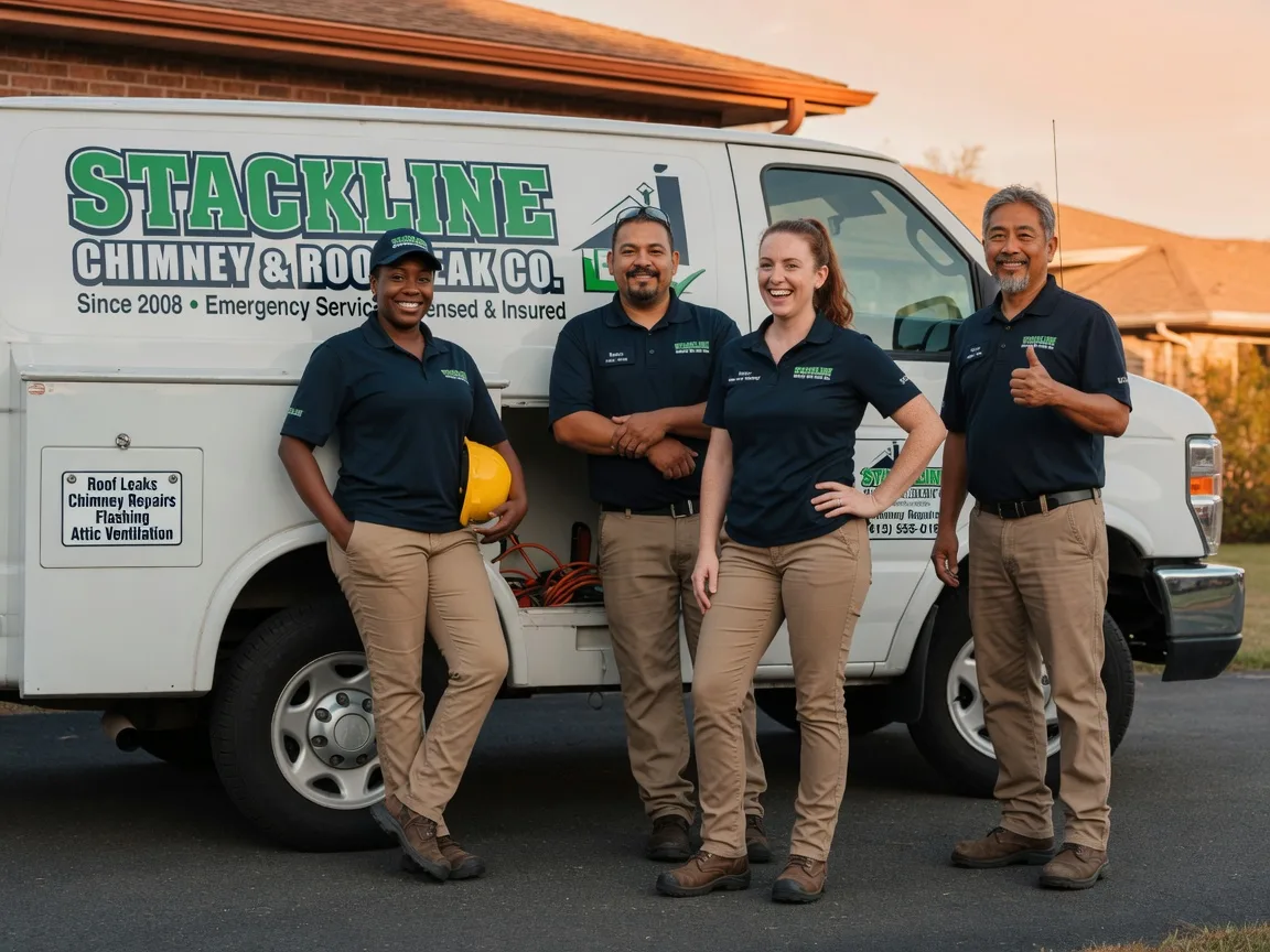 Chimney flashing repair company in Selma, NC